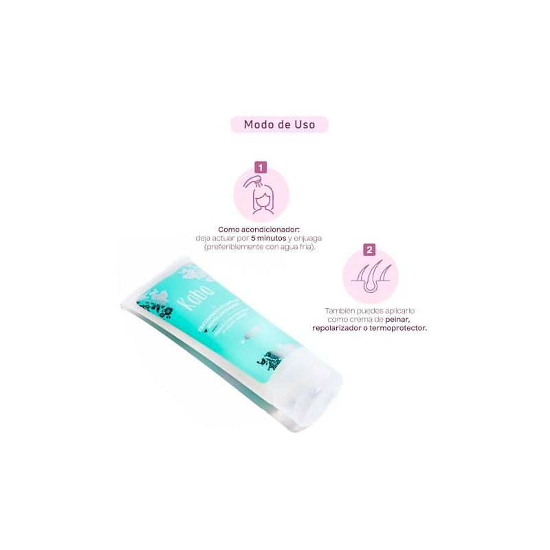 Kaba Mascarilla para el Cabello - Tratamiento para Cabello Maltratado