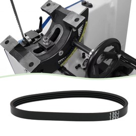 LT Easiyl 2Pcs Replacement Drive Belt 130J Pitch Line Length 13 Inches 345x9.5mm Compatible with RIKON Saw Model 10-305 Woodworking Bandsaw Belts