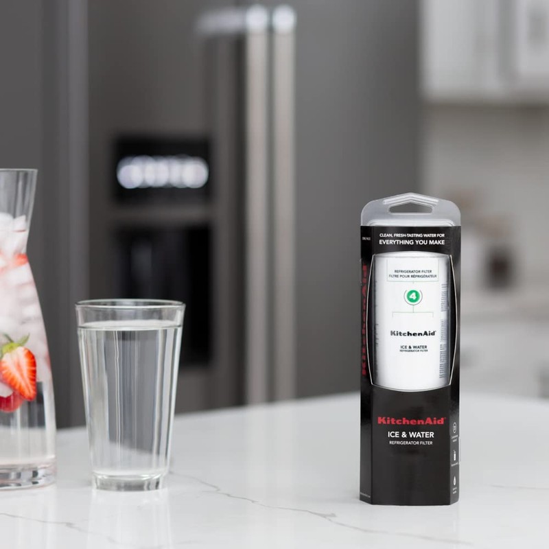 KitchenAid Refrigerator Ice and Water Filter 4 - KAD4RXD1, Single-Pack,