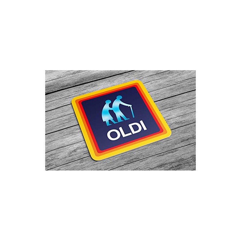 Oldi Coaster - Birthdays Christmas Funny Gift Presents Celebration Novelty