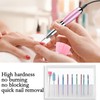 10 x Ceramic Nail Drill Bits Set, Professional Nail Sander,