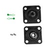 HQRP 2-Pack UCF201-8 Pillow Block Bearing 1/2 inch Bore, 4-Bolt