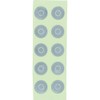 TRUSCO Anti-Rust Zinc Seals, 0.2 inches (6 mm), Pack of 10, RP75-6, Ash x 10 SHT [Sold by the case]