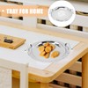 Zerodeko Stainless Steel Tea Tray Tea Serving Platter with Handles