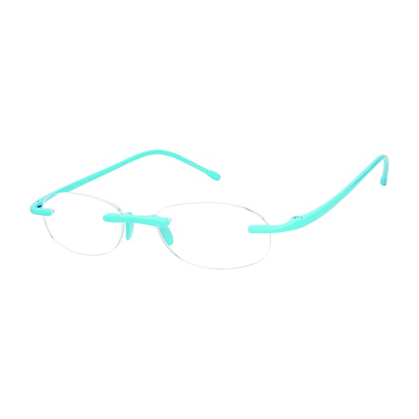 Scojo New York Gels Original Reading Glasses, Handmade Scratch Resistant Readers for Women and Men, Blue Bells - 2.75x