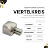 Quarter Circle Stainless Steel Tile Profile Tile Rail Stainless Steel