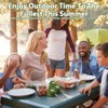 12-Pack Citronella Candles in Reusable Tins for Outdoor Ambiance