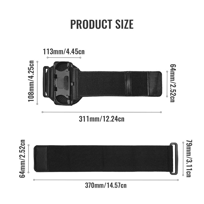 XHSESA Leg Strap + Arm Strap for Switch 2, Adjustable