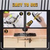 Adjustable Punching Saw Round Hole Opener Tools with Positioning Bit