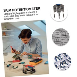 Operitacx 2 Sätze Einstellbares Teiliges Potentiometer Mit Langlebigem Trimmpotentiometer Hochpräzise Widerstandsteile Für Elektronikprojekte Für Breadboard Anwendungen 150 Stück * 2