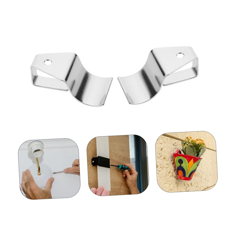 iplusmile 1 Set Vinyl Siding Hooks Heavy Duty Stainless Steel