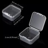 WYAN Pack of 15 plastic storage containers with lid, for