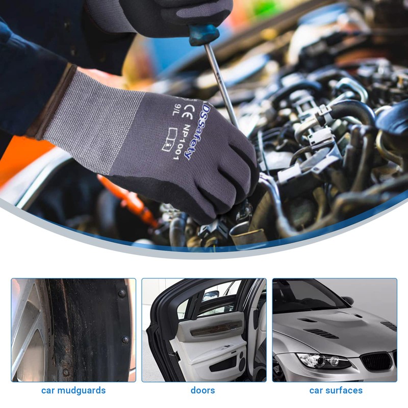 CarBole 100 pieces car mounting clips, 10 mm, universal door