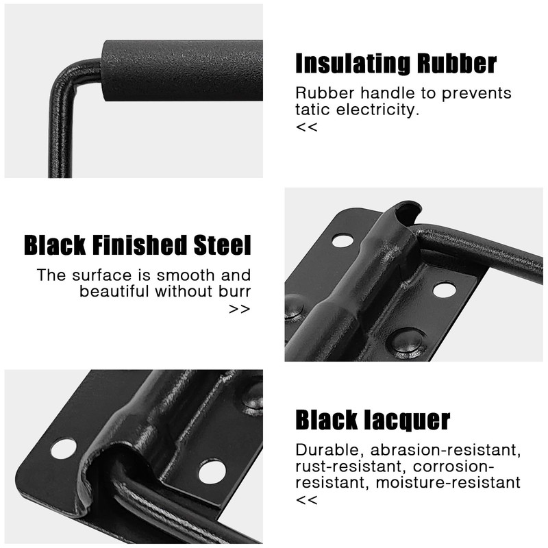 HBEJGHHO 2 Pack 4.9 Inch Heavy Duty Spring Loaded Handles,