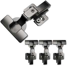 ATYLYF Inset Soft Close Cabinet Hinges for Kitchen Frameless Cabinets 4 Pack Self-Closing Concealed Hinge 110° 4D Adjustment Speed Control Ideal for Upgrading Cabinet Doors and Drawers