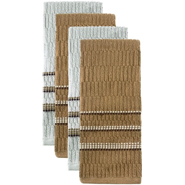 Petal Cliff Set of 4, 100% Ribbed Terry Kitchen Towel