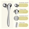 Tekson 3D Metal Face Massage Roller Tool, Facial Sculptor for