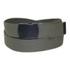 CTM® Fabric Big & Tall Adjustable Belt with Black Buckle,