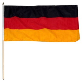US Flag Store Germany Flag, 12 by 18-Inch,Black, Orange Red,BYLDE1218