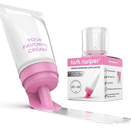 Eli & Ali Tush Swiper - Diaper Rash Cream & Butt Paste Applicator - Universal Fit for Most Diaper Creams | Mess-Free & Hygienic Alternative to Cream Spatula - Carry Less Baby Gear - Pink, 1 Pack