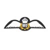 RAF Pilot Wings Kings Crown Iron or Sew On Embroidered