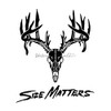 Size Matters Deer Skull Antler Decal – Dead Head Decal