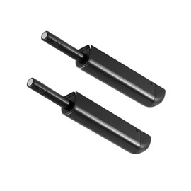 Qrity Pack of 2 Aluminium Door Openers, Magnetic Catches, Pressure Door Openers, Installation Cupboard Door Openers, Pressure Openers for Cupboard Doors, Wardrobe and Drawers