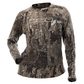 DOING SOMETHING GREAT (DSG Outerwear) Women's LS Camo Tech Hunting Shirt - Timber - MD
