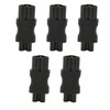 5 Pcs IEC320 C6 to IEC320 C5 Power Adapter Computer