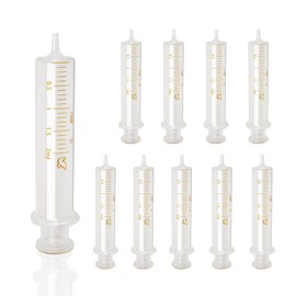 Jiaxix 10 Pack 2ml Glass Syringes With Caps