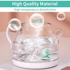 Silicone Nasal Aspirator for Baby - Safe Nose Suction Bulb for Baby to Promote Breathing | Oral Nose Sucker for Toddler