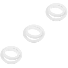 BESPORTBLE Blank Cards 3 Sets Golf Hole Ring Golf Training Cup Ring Practice Golf Cup Rings Golf Training aid Outdoor Accessories Hole Cup Ring for Outdoor Golf Clubs Plastic White Thicken