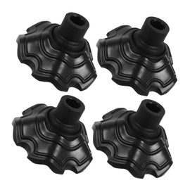 ULDIGI 4pcs Moon Chair Foot Cover Furniture Sliders for Chair Legs Desk Floor Pads Chair Leg Floor Protector Chair Leg Protectors Chair Feet Cover Aluminum Alloy Chair Cover Outdoor