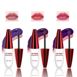 3PCS Lip Liner - Peel Off Lip Liner Tattoo - Peel Off Lip Stain - Long Lasting Lip Stain Peel Off - Glossy Lipstick Waterproof Long Lasting Cosmetic - Lip Makeup Gift For Girls