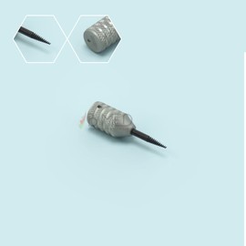 Dental Root Extraction Screw Titanium Root Tip Remover Short Handle 1.5" Length Tip Only