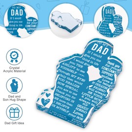 Dad Birthday Gifts from Son Christmas Gifts for Dad Unique Birthday Present Ideas for Father Daddy New Dad Best Dad Ever Gifts Father's Day Gifts Dad Acrylic Plaque Sign