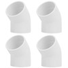4Pack 2" 45 Degree PVC Elbow Pipe Fitting Connector (Socket