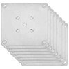 3.93inch/10cm Leg Mounting Plates, Furniture Leg Attachment Plates Industrial Strength