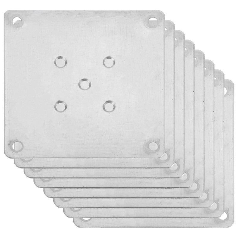 3.93inch/10cm Leg Mounting Plates, Furniture Leg Attachment Plates Industrial Strength