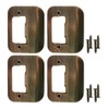 Gator Door Strike Plate with Screws, – 2-1/4" by 1-3/4"