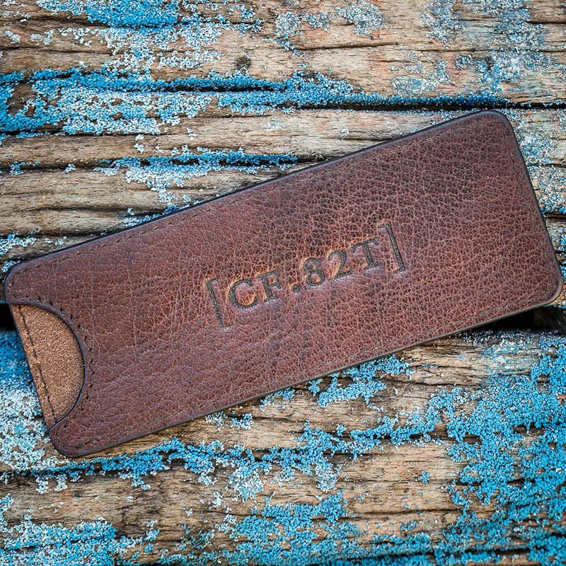 Leather Case for Folding Pocket Beard Comb