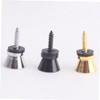 Kisangel 2pcs Metal Guitar Strap Lock Buttons Durable Pin Locks