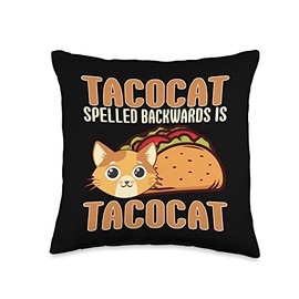 Tacocat Taco Cat Cinco De Mayo Throw Pillow