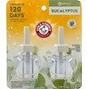 Arm & Hammer Plug in Scented Oil 2 Refills, Eucalyptus,