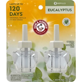 Arm & Hammer Plug in Scented Oil 2 Refills, Eucalyptus, 1.42 Oz