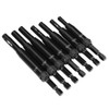 Hinge Drill Bit Set, 8 Pieces Self-Centring Drill Hinge Tap