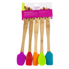Core Kitchen 5 Piece Crete Mini Utensil Set, 1-Pack, Multicolor