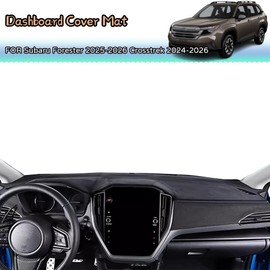 Kakash Custom Interior Accessories for Subaru Crosstrek 2024 2025 Forester WRX 2022-2025 Impreza 2024-2025 Dashboard Cover Mat Dash Covers Reduces Glare Eliminates Cracking Protector Sunshade No Glare