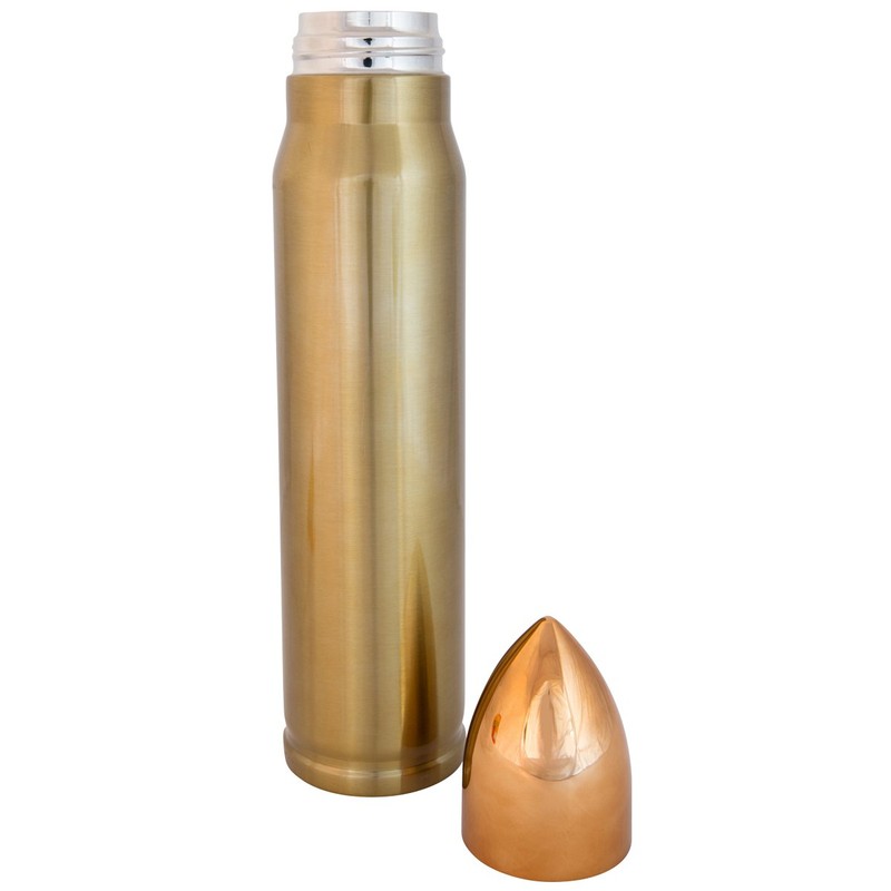 Kombat UK Unisex Outdoor Bullet Flask available in Gold -