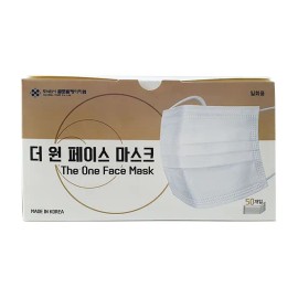 더원 페이스 마스크 50매 1개/블랙 화이트 일회용 비말차단 대형 성인용 여름용 국산 MB필터 숨쉬기편한 마스크 The One Face Mask 50 Sheets 1 Pack / Black White Disposable Droplet Block Large Adult Summer Korean MB Filter Comfortable Breathing Mask